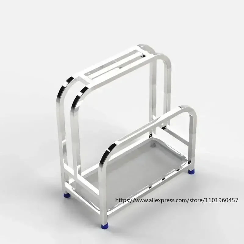304 Stainless Steel Knife Holder, Chopping Board Rack, Kitchen Special Storage Rack, Cutting Board Rack, Knife Seat Rack 3
