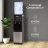 Top Loading Hot and Cold Water Dispenser - Water Cooler for 5 Gallon Bottles and 3 Gallon Bottles - Includes Child Safety Lock - 2