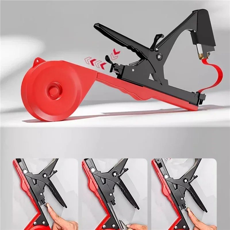 정원 식물 묶는 기계 Tapetool Tapener 10 롤 테이프 세트 야채 포도 토마토 오이 고추 꽃