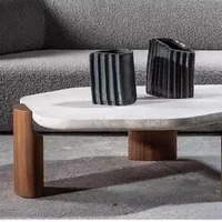 Tables basses japonaises Wabi-Sabi, modernes et originales, pour salon, Villa, thé, meubles de maison, Tavolino Da Salotto FYCT 4