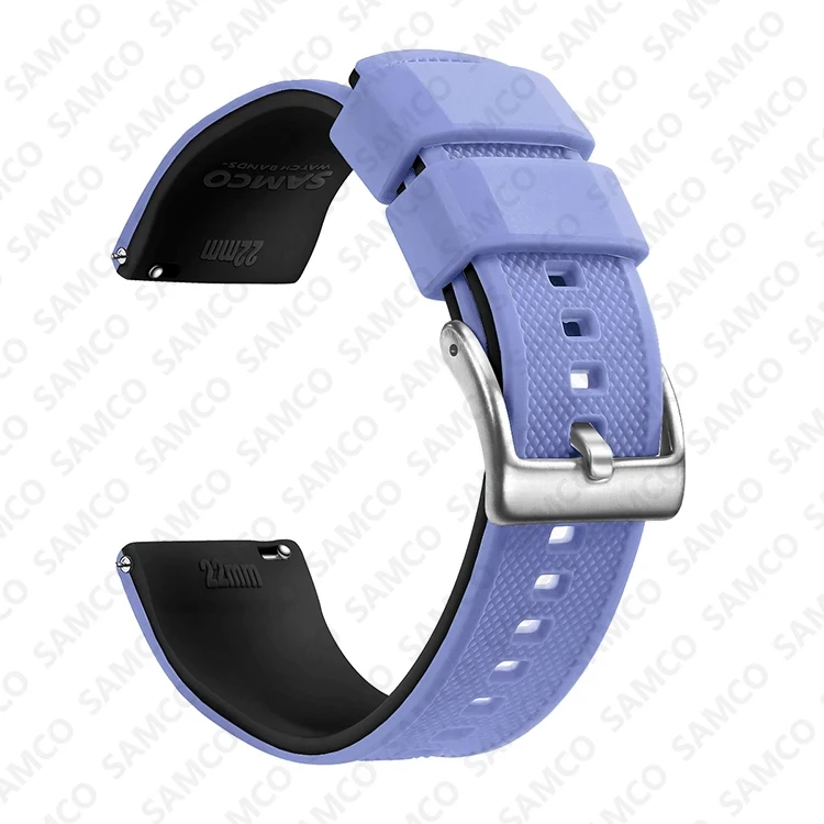 Enhanced Quick Release Silicone Watch Strap - Premium Rubber Band Replacement