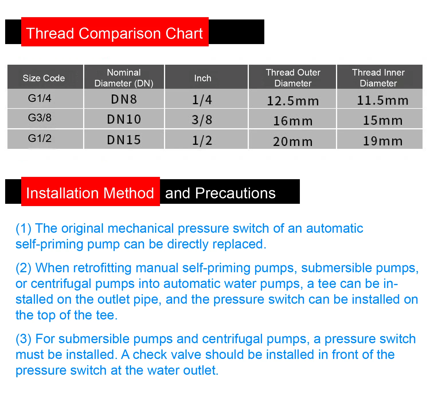Automatic Water Pump Controller Booster Pump Pressure Switch Digital Display Adj
