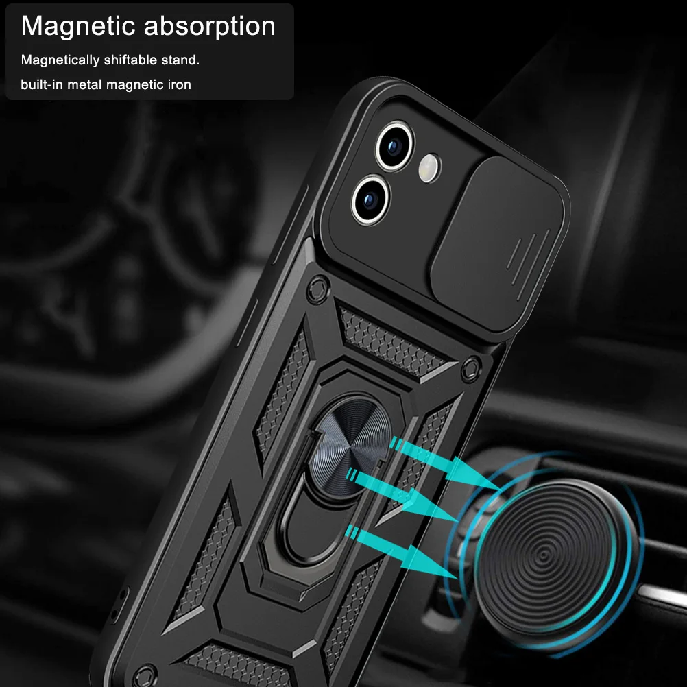 Durable Shockproof Armor Case with Car Holder