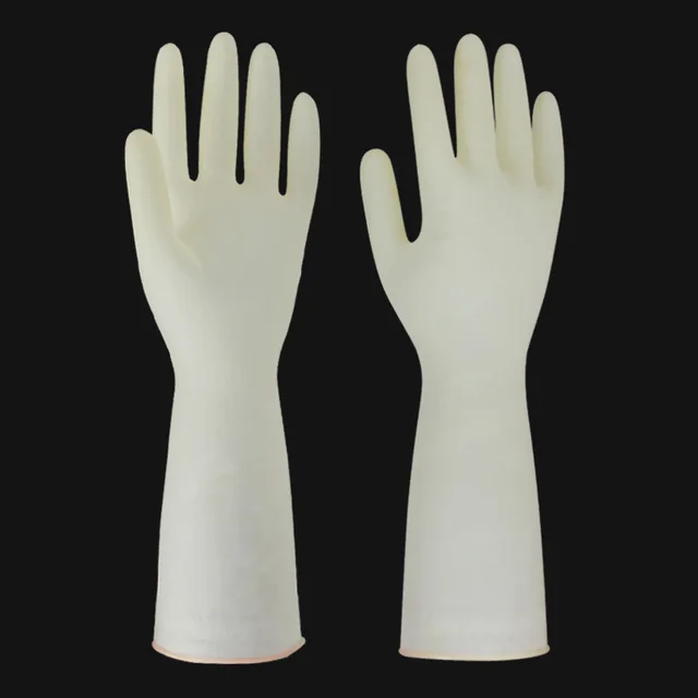 Mosogatógép Tisztítóolaj -Ellenállás Sav És Lúg Ellenálló Tartós Gumi Konyha Tiszta Szerszámok Latex Kesztyű - Image 3