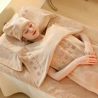5pcs SPA Dedicated Towels Thickened Beauty Salon Customized Logo Bath Hair Towel Set Pattern Personalized Bed Towel Your Name 2