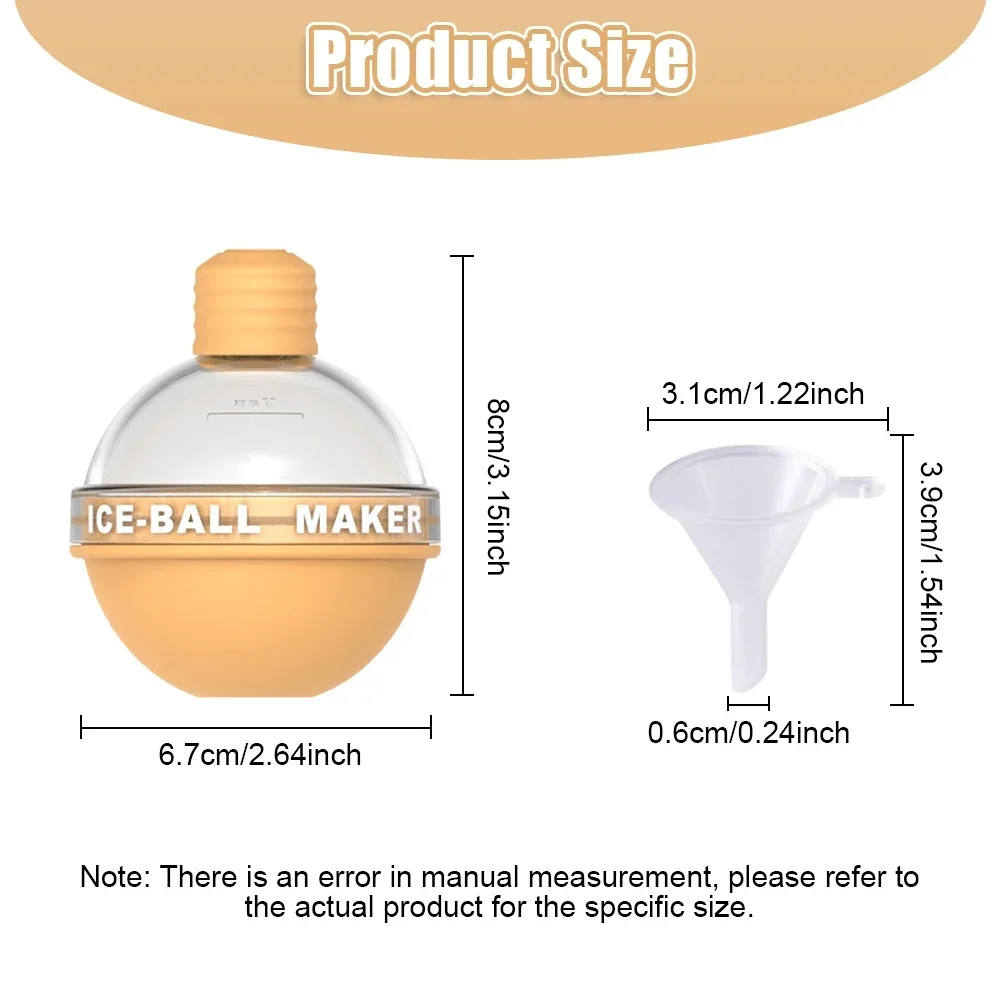 1pc Frozen Ice Ball Mold Whiskey Macaron Ice Cube Mold for Homemade Large In Kitchen Silicone Tray Kitchen Accessories