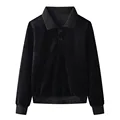 Black Velour tops