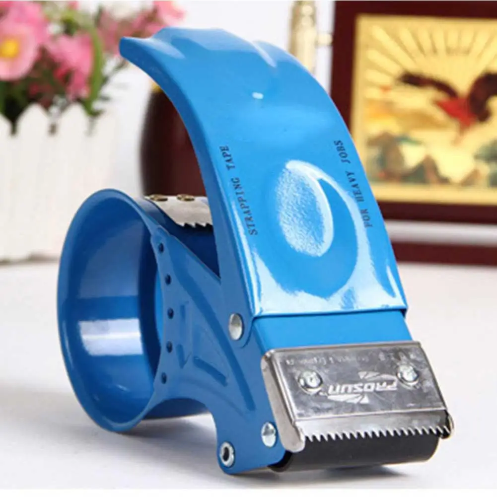 Office Adhesive Roller Tape Dispenser Cutter Stationary Package Machine Supplies Bag Plastic Packer Sealing