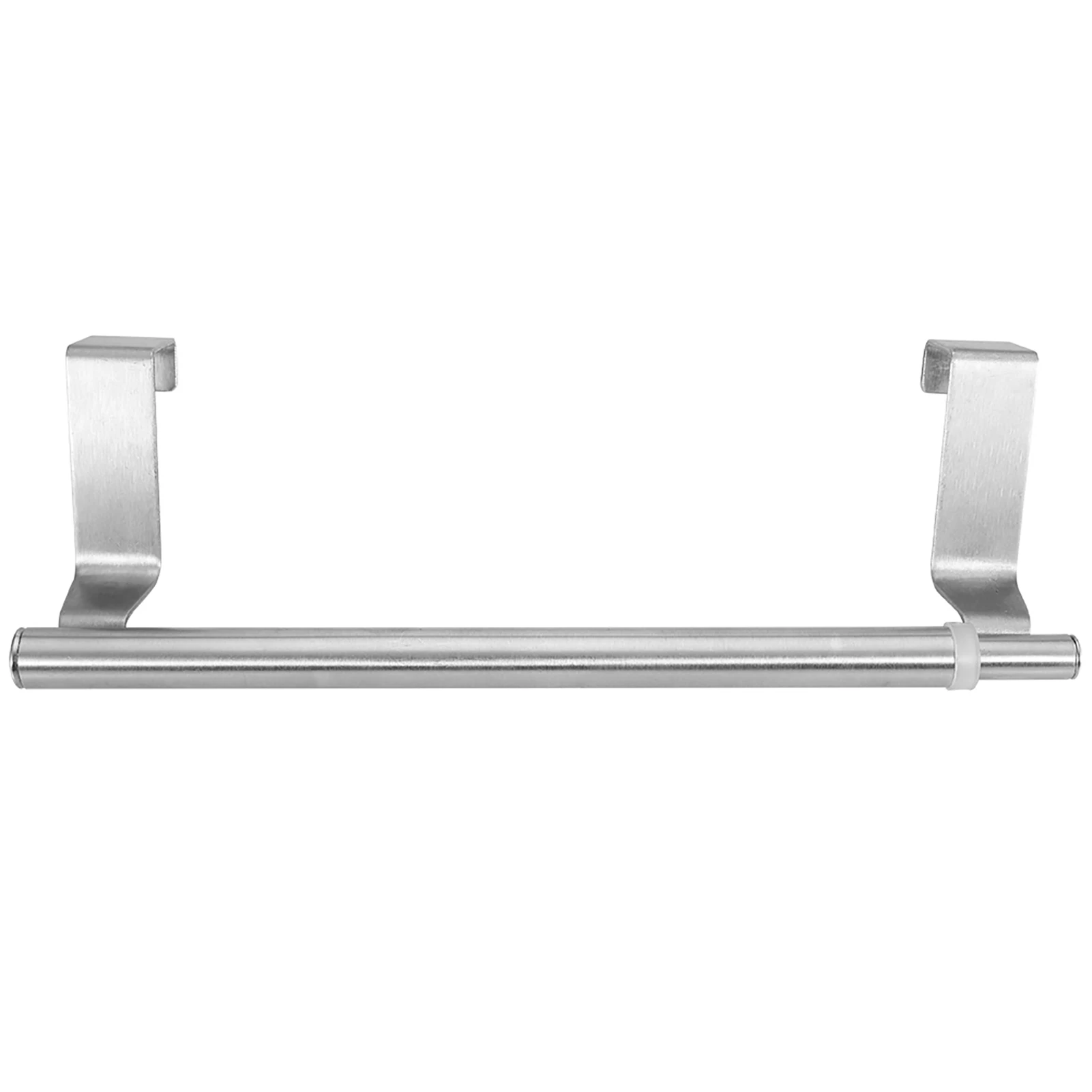 Towel Rack Towel Holder Door Hooks Bathroom Hooks Retractable Over Door Towel Bar Hanging Stainless Steel Bathroom Kitchen Cabinet Rag Rack Shelf Hanger