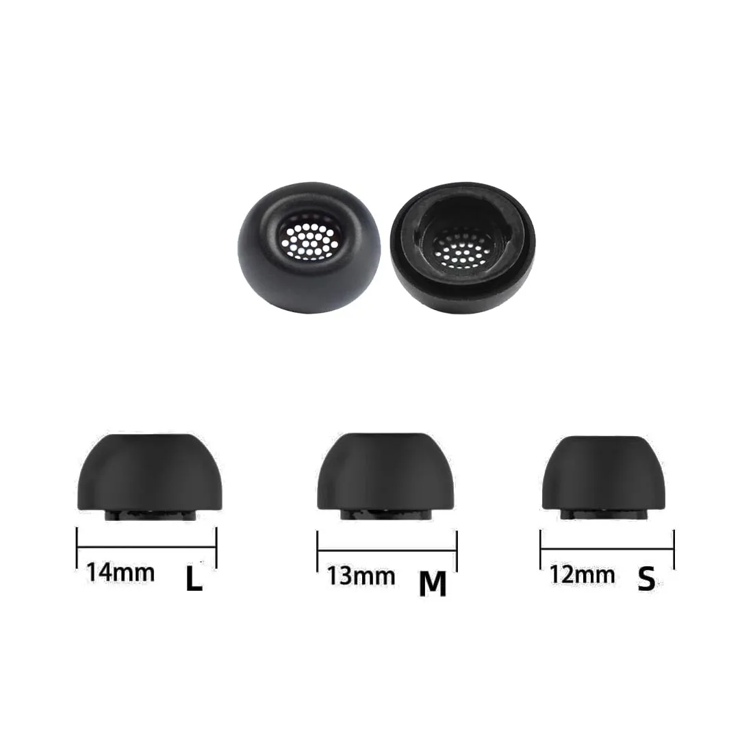 6PCS Silicone Ear Tips for Samsung Galaxy Buds 3 Pro / 2 Pro / Pro / FE / Galaxy Buds 2 Eartips Ear Pads Caps Case