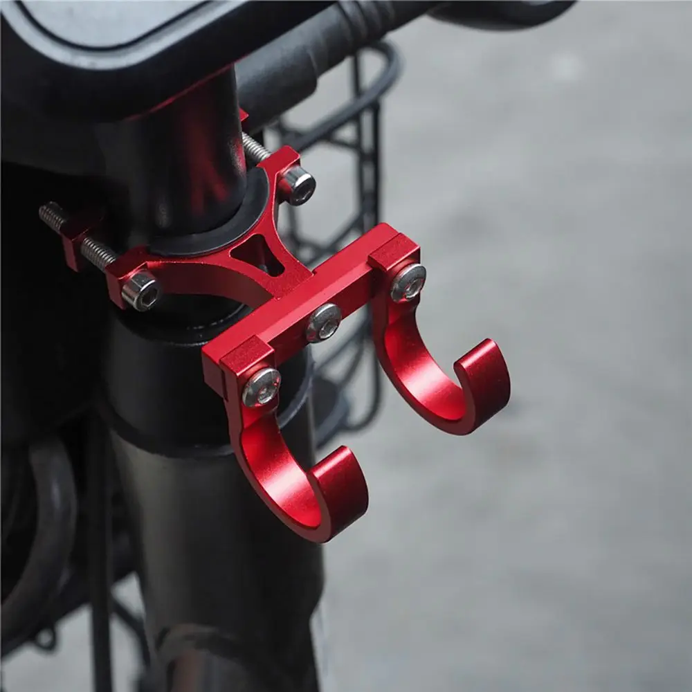 Hängen Dual Haken Vorne Aufhänger Helm Taschen Gadget Lenker Feste Roller E-Bike Elektro Fahrrad Zubehör Multifunktions – Detail 5