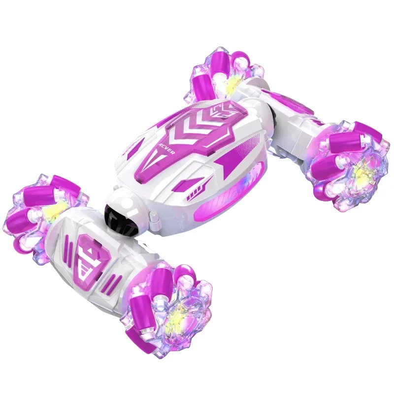 4WD Stunt RC Car With LED Light Gesture Induction Deformation Twist Climbing Radio Controlled Car Electronic Toys for boys Kids