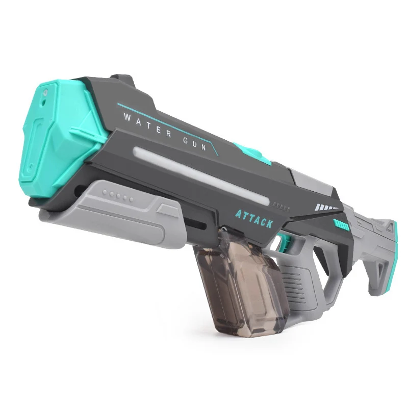 2024 New Electric water gun boy fully automatic water spray light water-absorbing water gun children's water gun Outdoortoy 6
