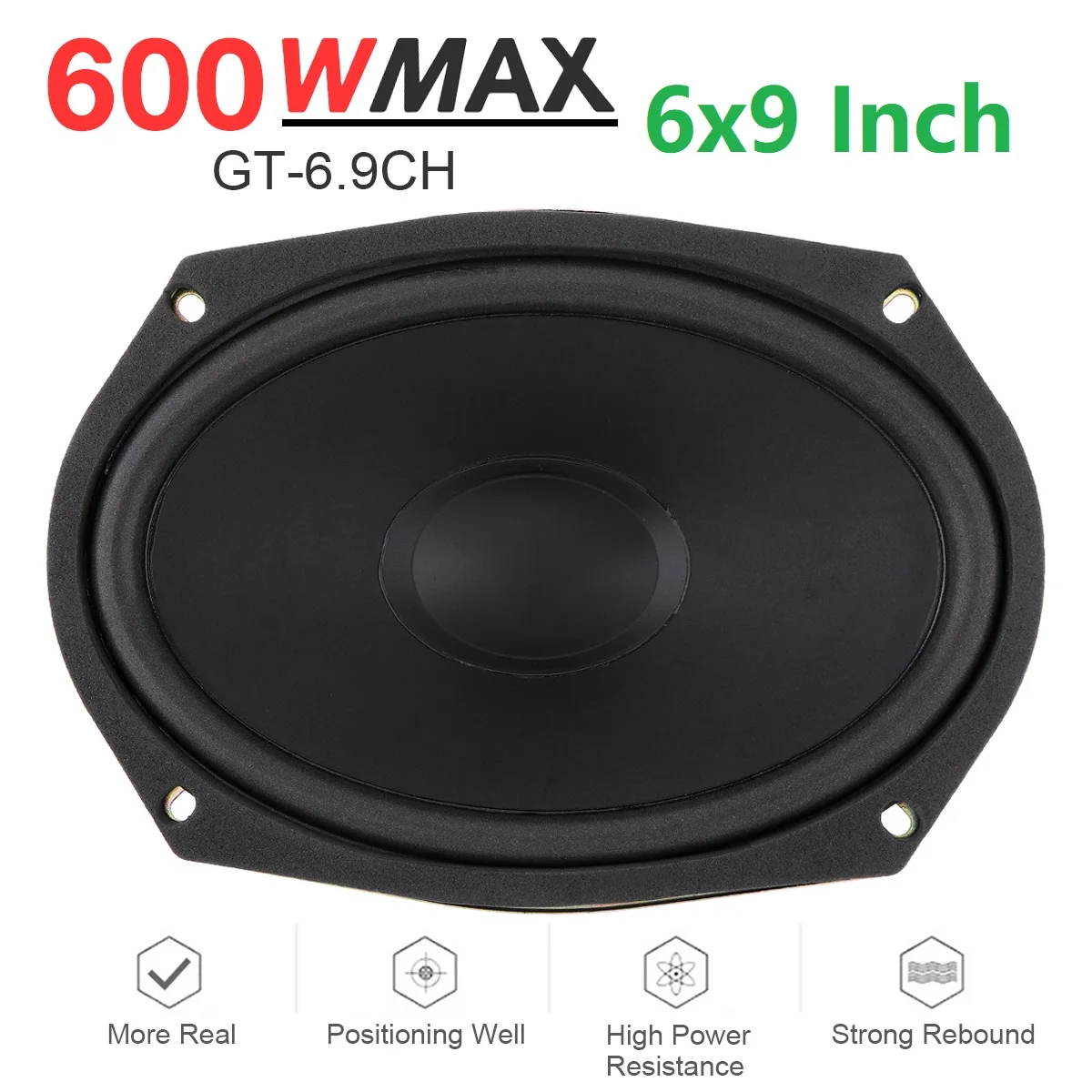 Car Tweeter Speakers Car Coaxial Speakers Car Subwoofer Speakers 1pc 600W Car Speaker Vehicle Door Auto Audio Music Stereo Full Range Frequency Hifi Speaker Loudspeaker 2 Types Optional