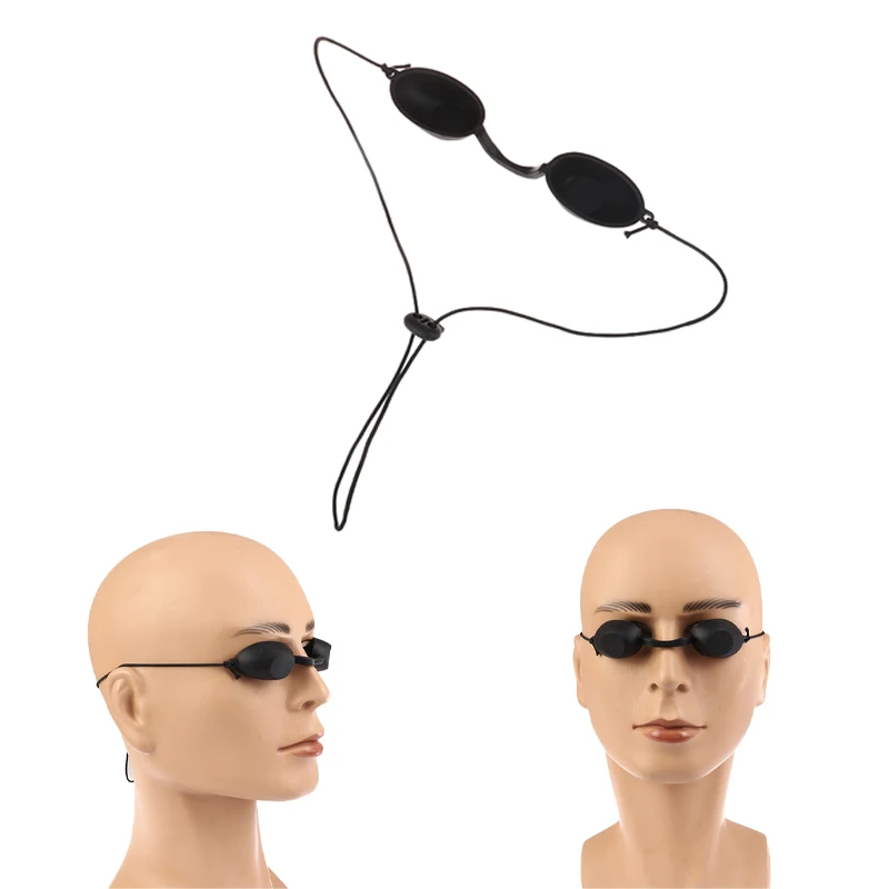 Safety Goggles Eye Protection Glasses Tanning Goggles Eyewear Eyepatch for Patients in IPL Infrared LED Light Therapy Silicone 2