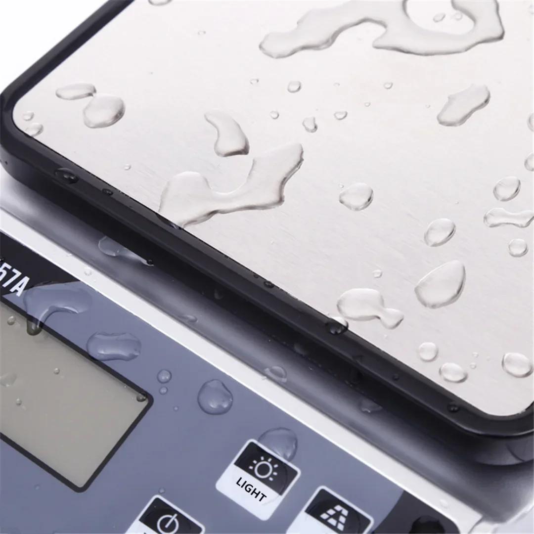 주방 전자 체중계 측정 도구, 최대 무게추 USB 충전, 스마트 디지털 디스플레이, 체중계 정밀 기기, 15 kg, 10 kg, 5 kg, 3kg