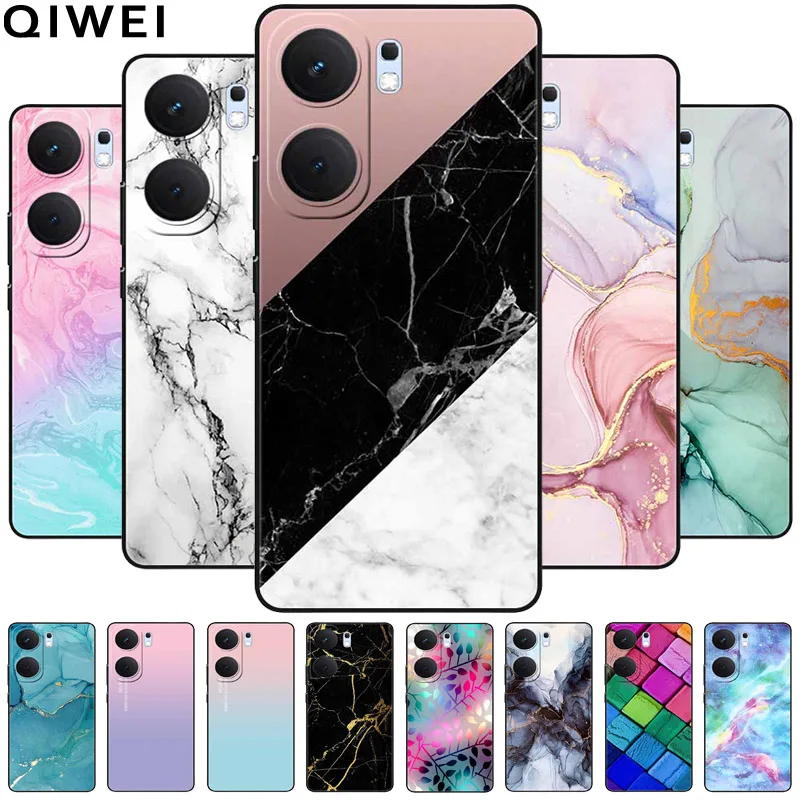 Fashion Marble TPU Soft Silicone Phone Case Cover - Protective Shell