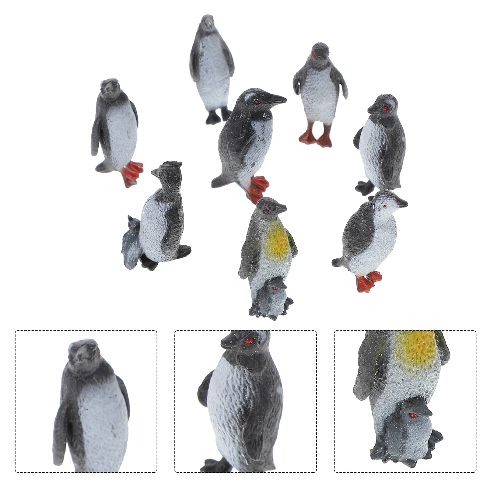 

Lovely Antarctic Animals Set Simulation Model Marine Animals Sea Animal Model Ocean Animal Small Educational Toys Figure Toy