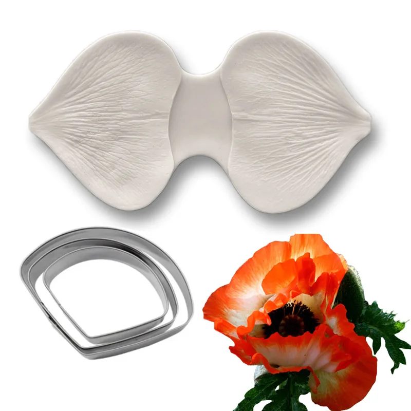 

4 шт., силиконовые резаки для украшения тортов