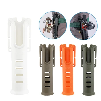 1PC 나일론 빠른 벨트로드 홀더 휴대용 허리 낚시대 홀더 랙 서핑에서 웨이드 낚시를위한 200mm/7.87in 폴 인서 터