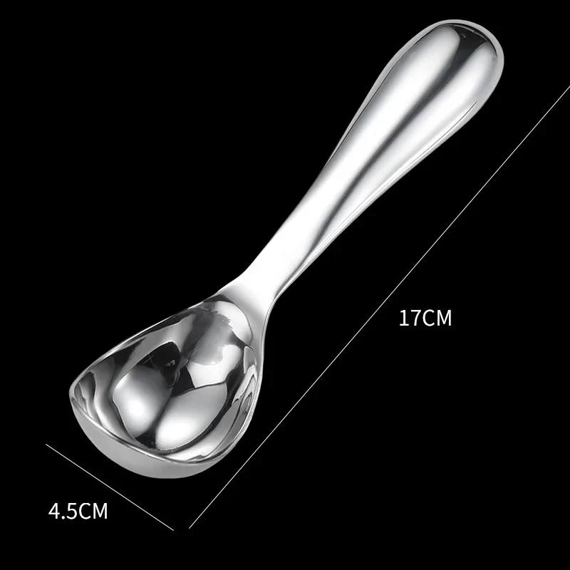 304 Stainless Steel Ice Cream Scoop Home Fruit Watermelon Scoop Multifunctional Dessert Shop Ice Cream Spoon Fruit Ball Digger