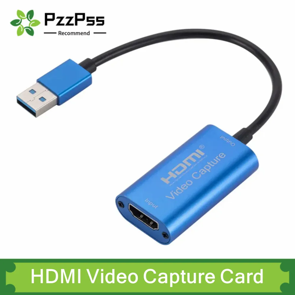 

USB 3.0 Video Capture Card HD 1080P HDMI-compatible To TYPE-C Micro USB Video Grabber Record For Camera Live Broadcast Camera