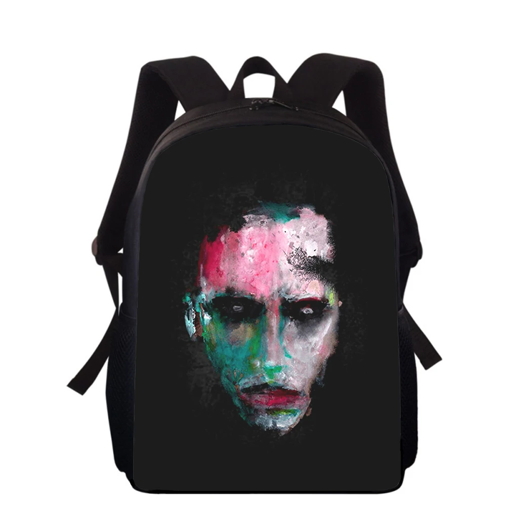 Marilyn Manson 16" 3D Print Kids Backpack Primary School Bags for Boys Girls Back Pack Students School Book Bags 2