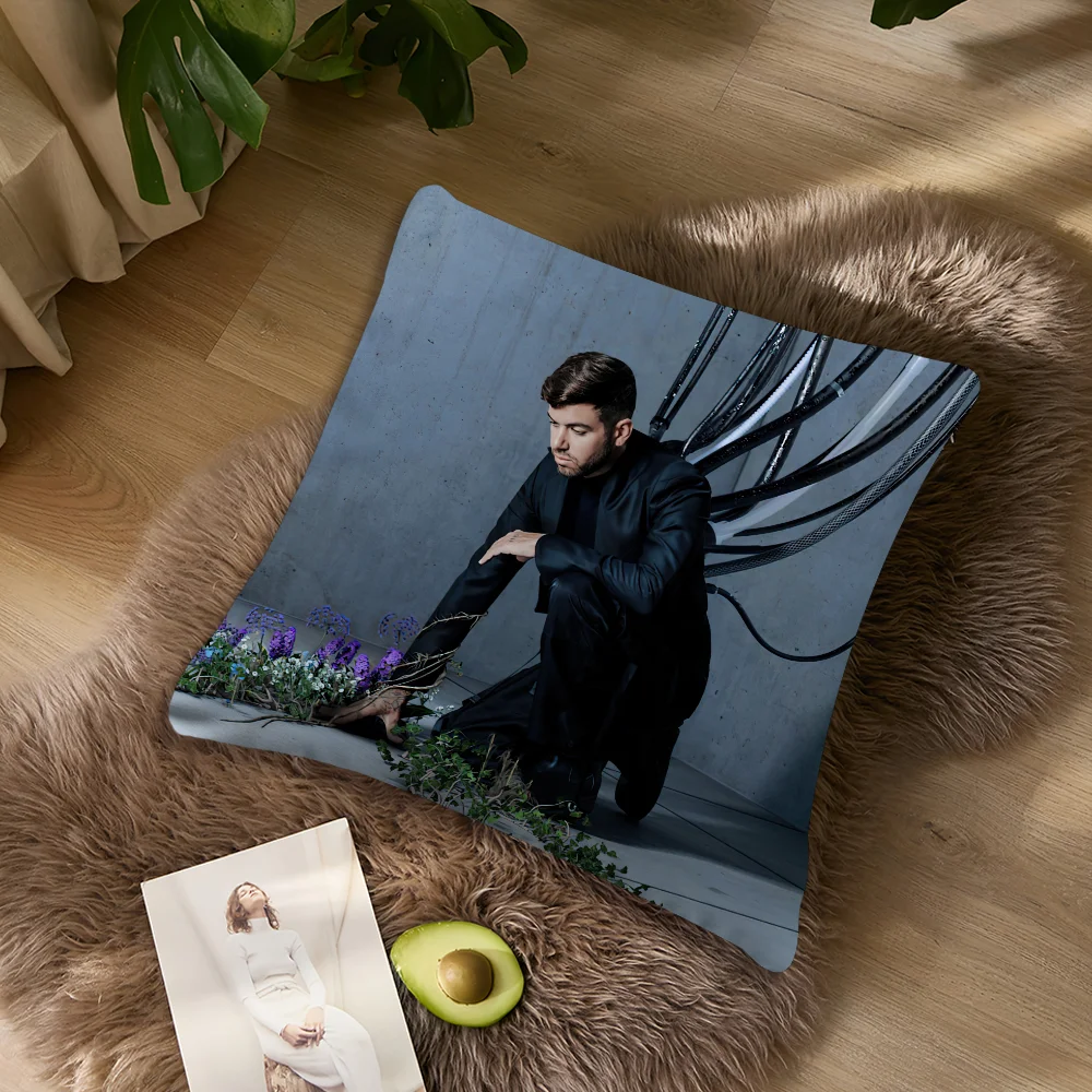 Dj A-Anyma Producer Genesys Afterlife Kissenbezug, Wohnzimmer-Akzent, Couch-Rückenstütze, quadratisch, für entspannte Nickerchen und erholsame Ruhe ﻿ – Detail 3