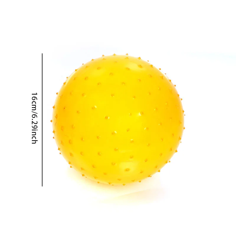5PCS inflatable toy massage ball parent-child interactive massage series round ball inflatable massage ball toy prick ball 3