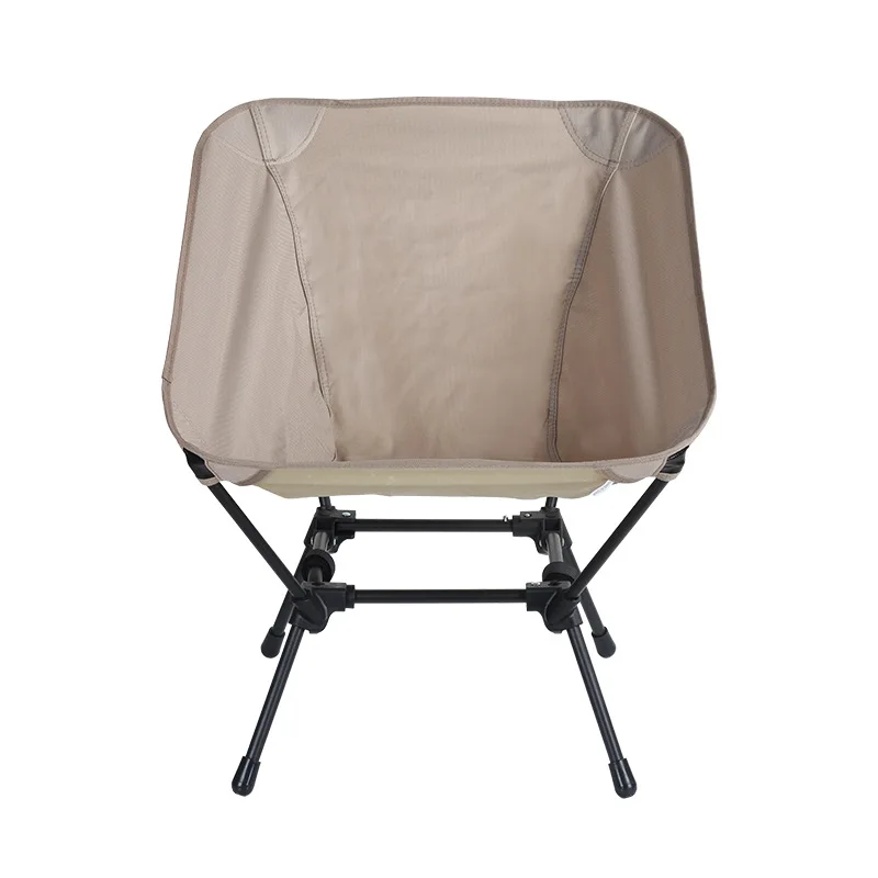 Outdoor Camping Moon Chair Ultralight Stainless Steel Folding Fishing Backrest Chair Portable Seat Picnic BBQ Stool