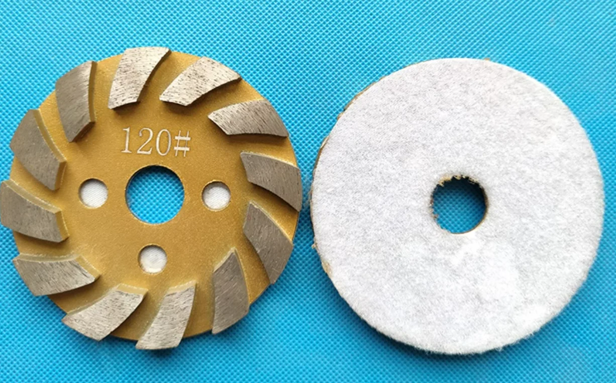 3pcs Klindex 4'' Inches Diamond Metal Bond Grinding Cutting Wheel Disc Pad 100mm C20-C35 Concrete Granite Polishing Flat Plate