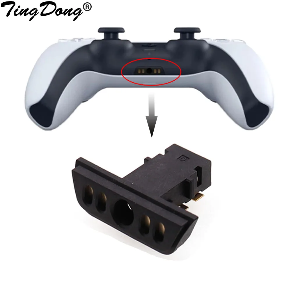 Cuffie Cuffie Cuffie Jack Port Socket Connettore Parti Di Riparazione Per Controller Ps5