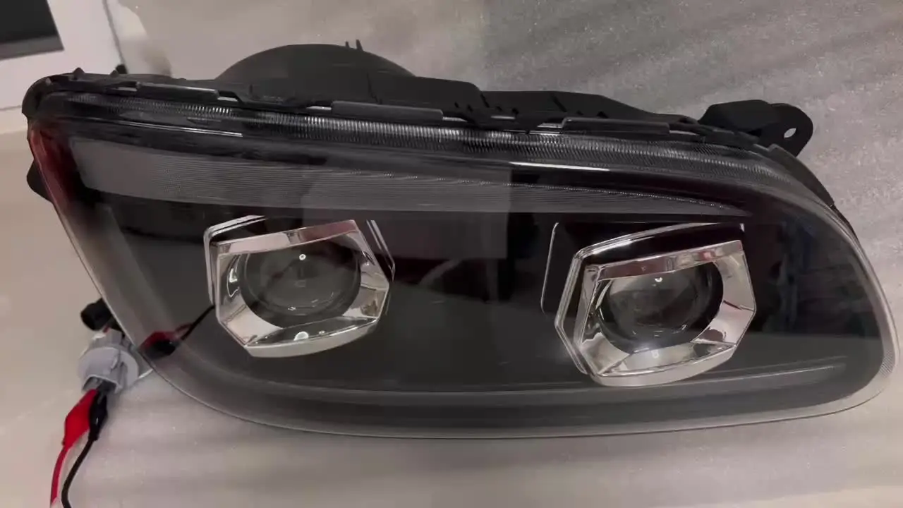 1 Pair FULL LED Head Lamp Fit For HINO 700 Truck HeadLight