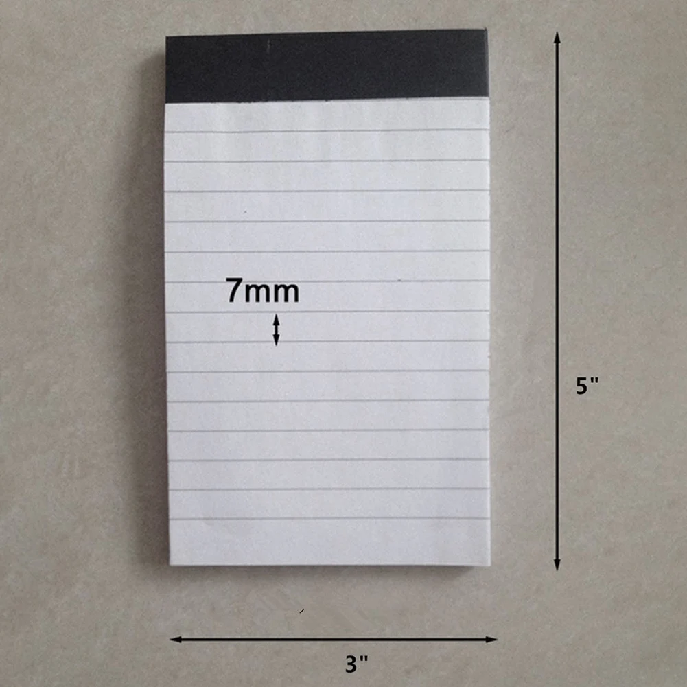 Notebook Refill 10 Pcs A7 30 Sheets Lined Handwriting Line Mini Pocket Memo Book Office Supplies