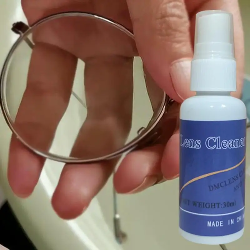 Limpiador de gafas con pulverizador, limpiadorde lentes de cámara, solución de pulverización multiusos, 30ml