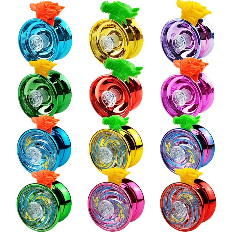 Magic YoYo Professional Aluminum Alloy Boy Classic Toy High Speed Bearing Special Prop Metal Girl Children Kid Yo-yo Adult Gift yoyo ball