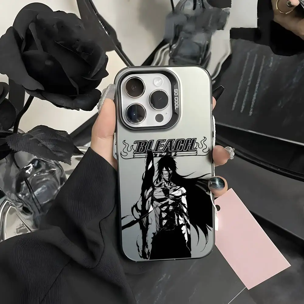 Anime-Inspired Kurosaki Multicolor Matte Metallic Aurora Phone Case