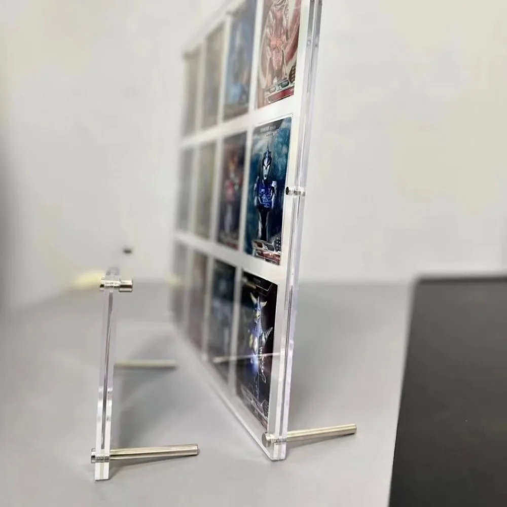 Display Stand Polaroid Picture Frame Can Be Put More than Collection Card  Acrylic Transparent Brick Not Include Cards