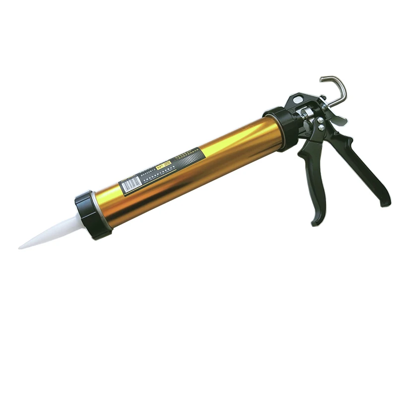 BOSI 12" Heavy Duty Manual Caulking Gun For Sausage Packs & Cartridges Aluminium Tube