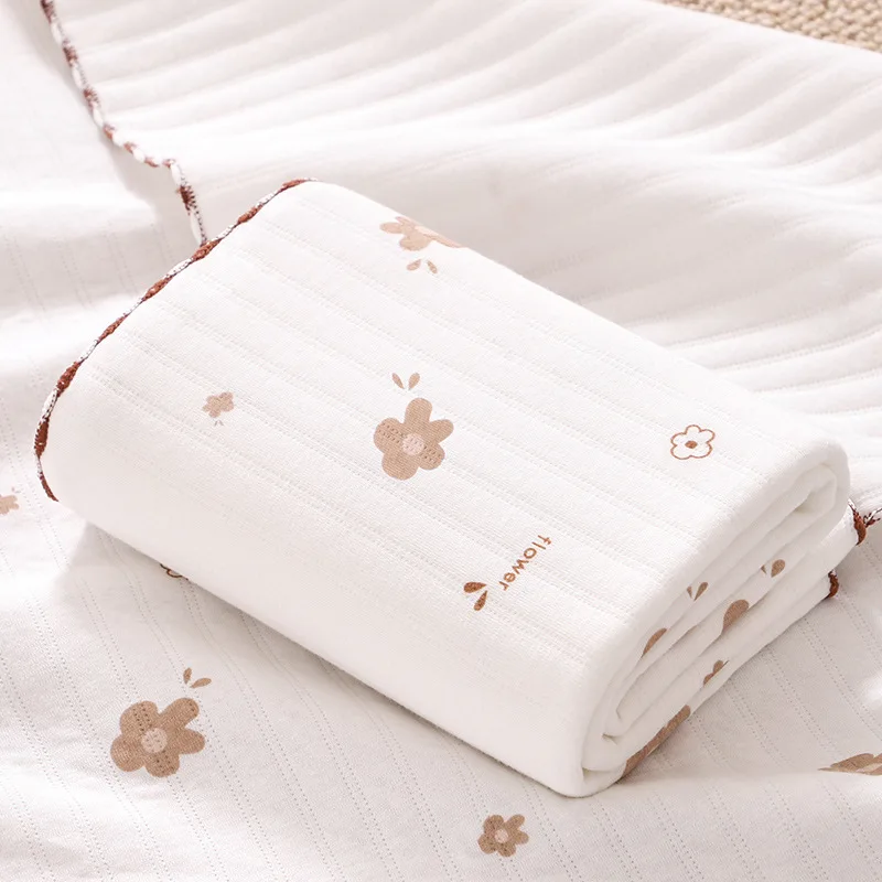 Muslin Cotton Baby Swaddle Warp Autumn Winter Cartoon Baby Blanket Infant Kids Sleeping Quilts Cover Bedding