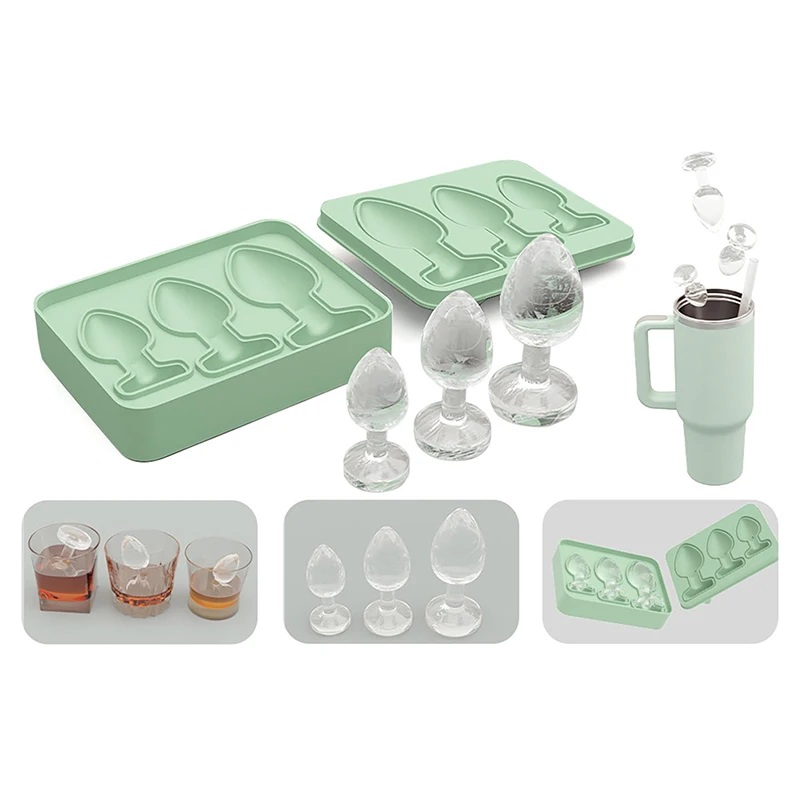 Silicone Ice Cube Molds Fun Shapes Novelty Adult Prank Ice Cube Mold Trays For Chilling Whiskey Cocktails Juice Drink silicone ice cube molds