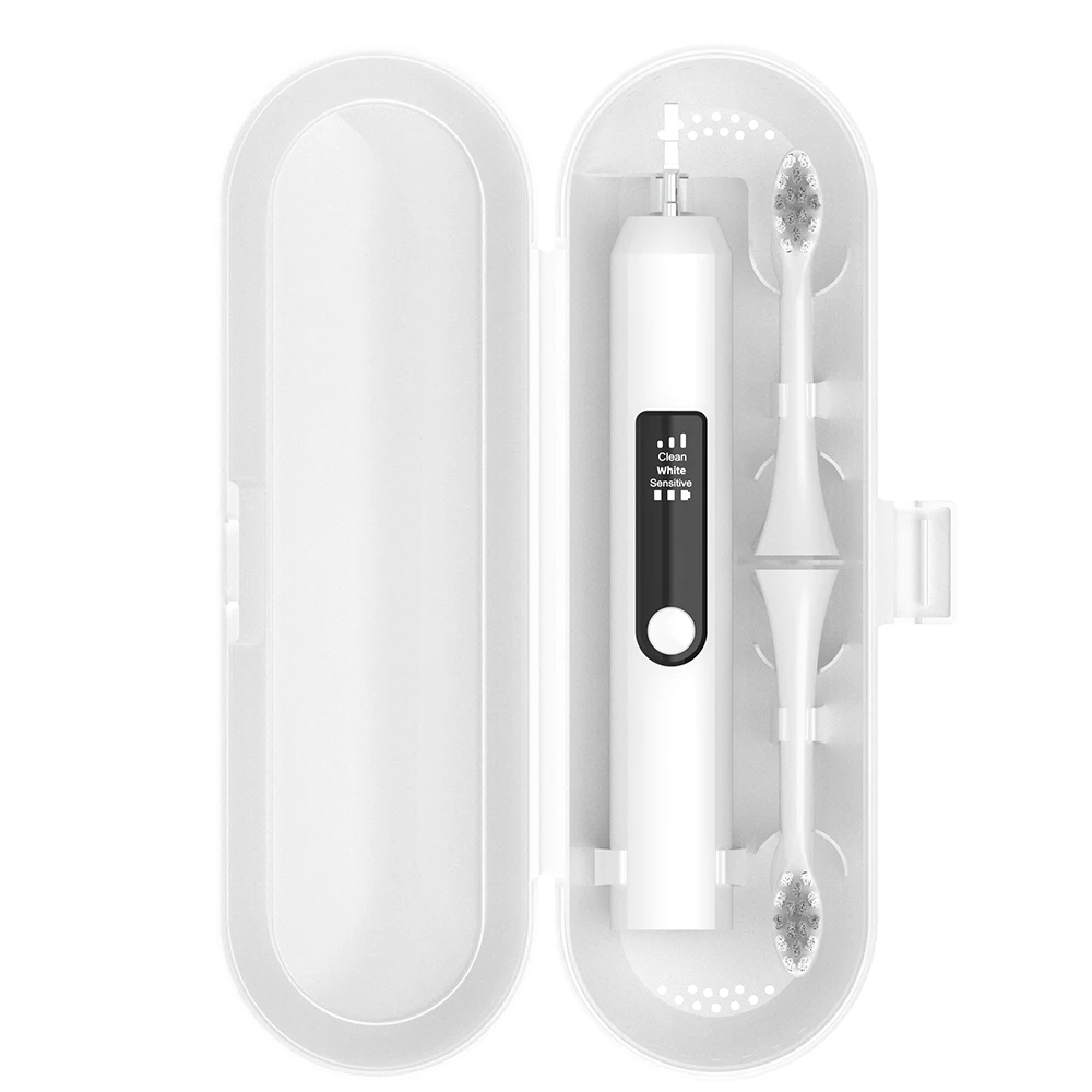 6 Pcs Brush Heads Dustproof Covers & Toothbrush Travel Case Set Compatible with Philips Sonicare 4100 6100 Electric Toothbrush