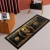 Black Gold 100 Dollar Bill Money Kitchen Floor Mat Home Decor Hallway Balcony Laundry Runners Rugs Bathroom Non-slip DoorMat 4