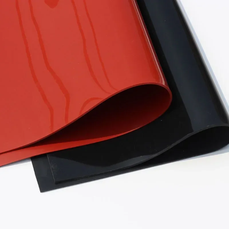 de silicone para resistência térmica, 500x500mm, vermelho,