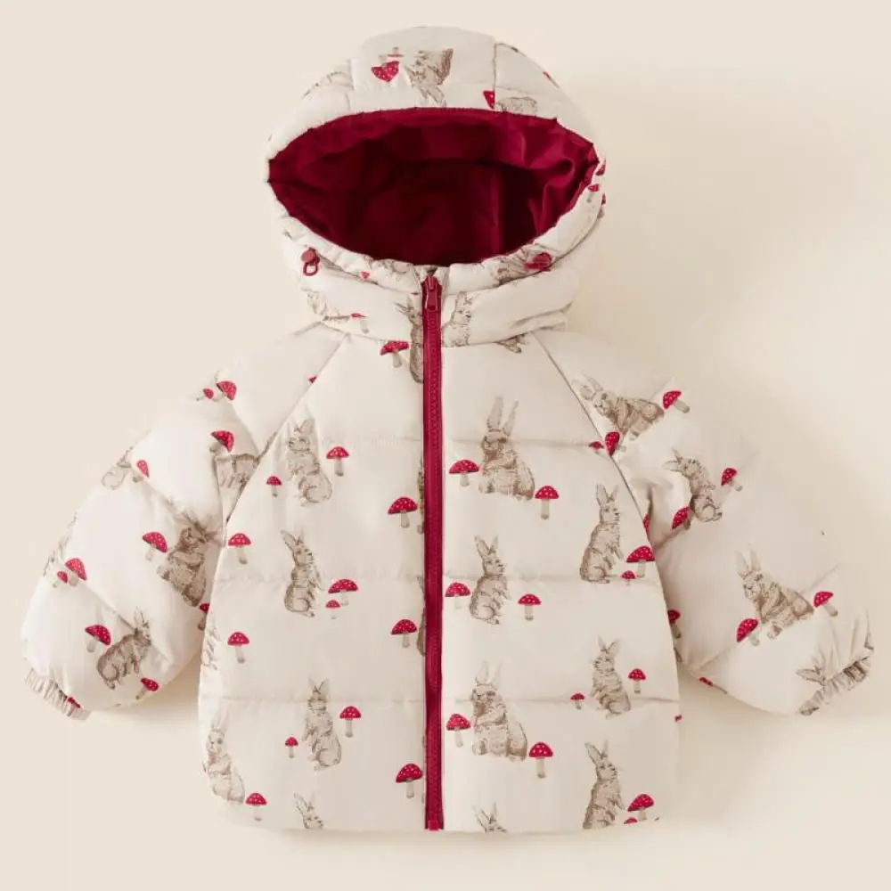 Children Jackets Boys and Girls Winter Rabbit Elephant Cartoon Print