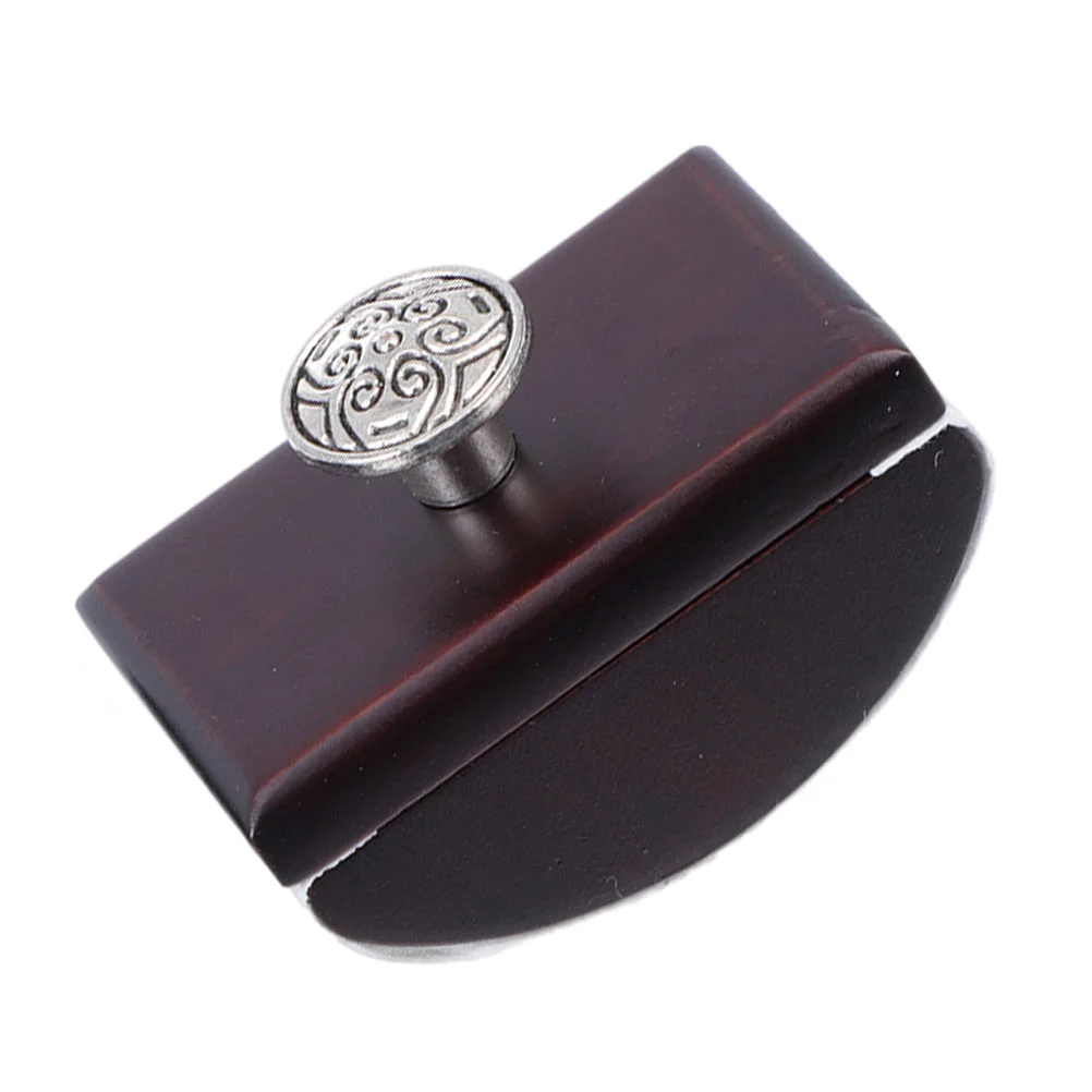 Ink Absorber Portable Desktop Wood Rocker Blotter For Pen Writing Wooden Pre-Cut Paper Student Stationery Office Supplies 1pc