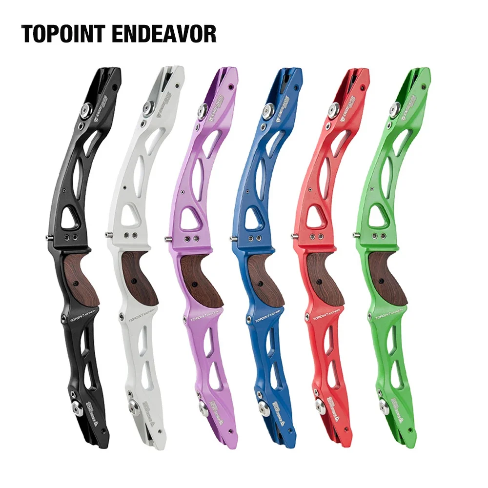 Archety Topoint ILF Arco ricurvo Riser 25 "Tiro con l'arco Takedown Grip per mano sinistra destra Caccia all'aperto Sport Competizione Tiro - immagine 3