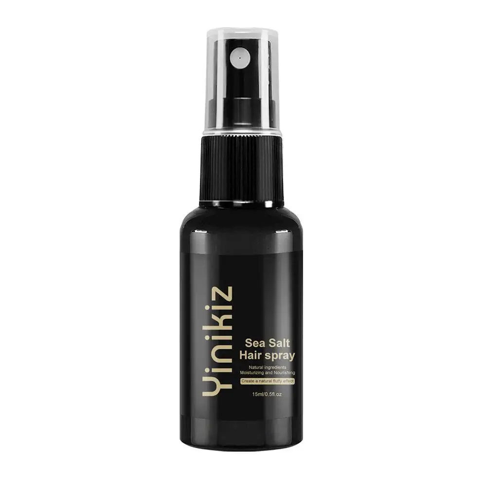 15ml Sea Salt Hair Spray Volumizing Strong Hold Non Greasy Fluffy Styling Spray For Men Women Moisturizing Nourishing Oil C M3W8