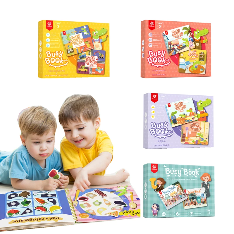 My First Busy Book Montessori Toys Baby Educational Quiet Book Activity Busy Board Learning Toys For Kids Christmas Gifts plush toys for babies