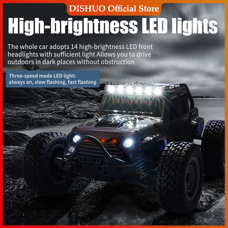 LED 1/16 귯ø   RC ڵ, ε 4WD, 4x4  帮Ʈ  Ʈ,  峭 , 16103Pro, 50 km/h Ǵ 75 km/h
